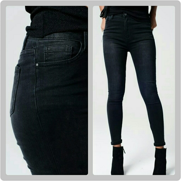 High Waist Skinny Jeans - Picture 1 of 7