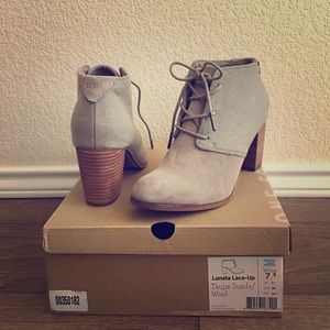 TOMS Lunata Lace-Up Bootie