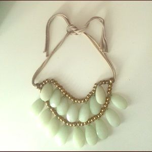 Anthropologie Teardrop Bib Necklace