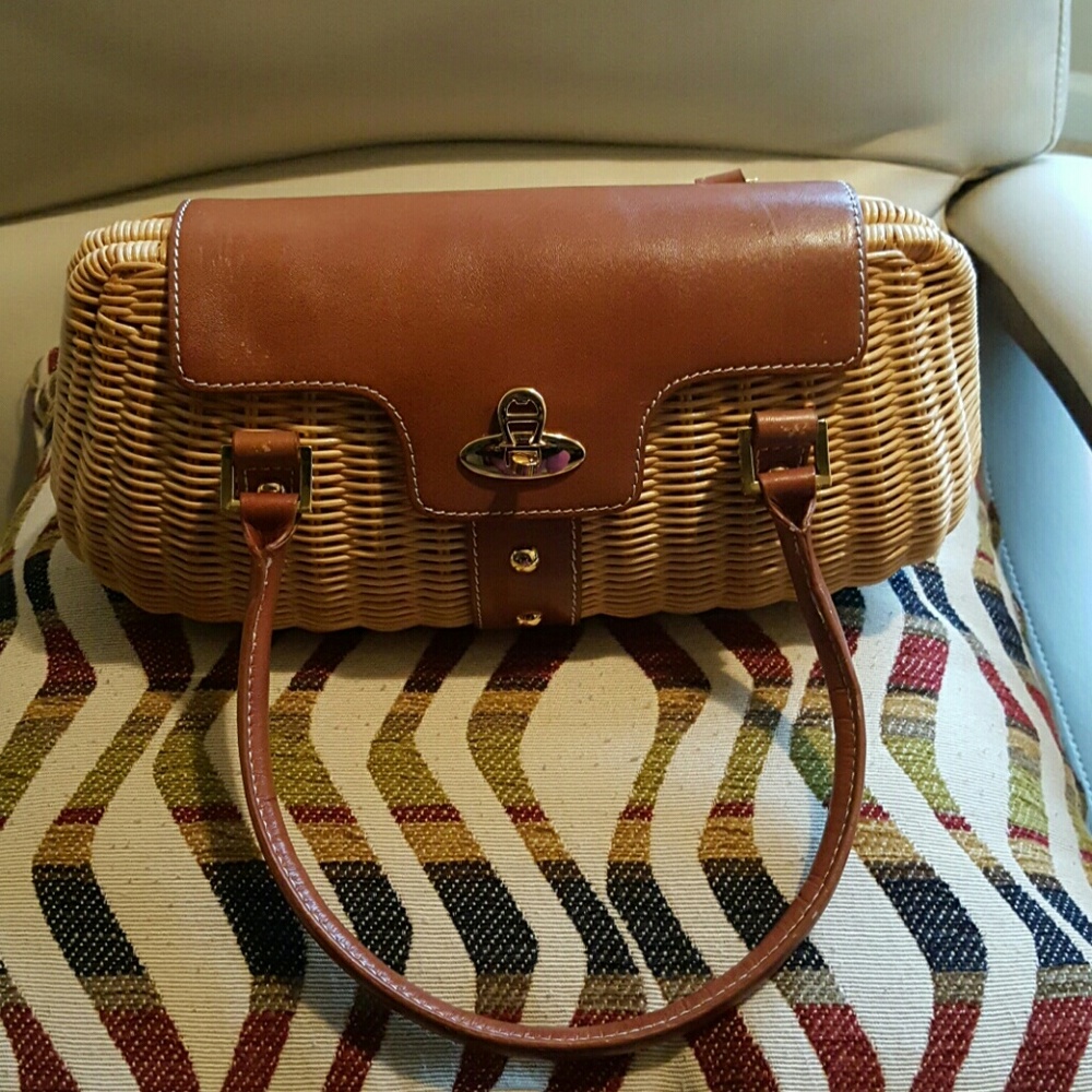 Aigner Straw Purse