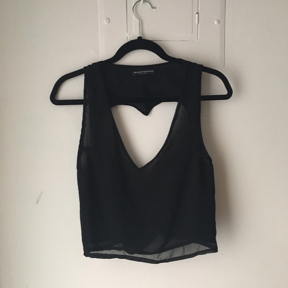 Brandy Melville Tops - Brandy heart back ❤ crop