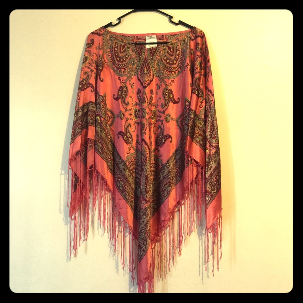 Mimi maternity silk top