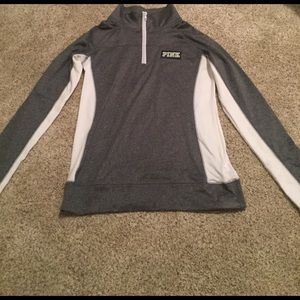 Pink half zip