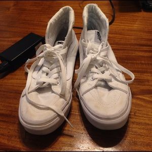 Slim fit high top Vans