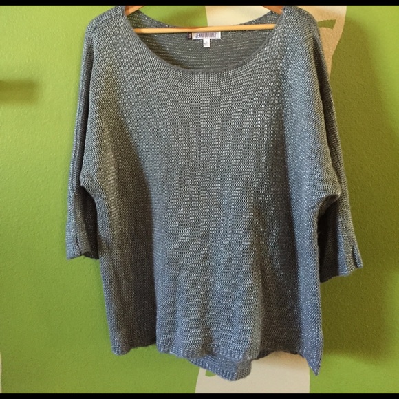 Jennifer Lopez Tops - Jennifer Lopez metallic sweater, size XL
