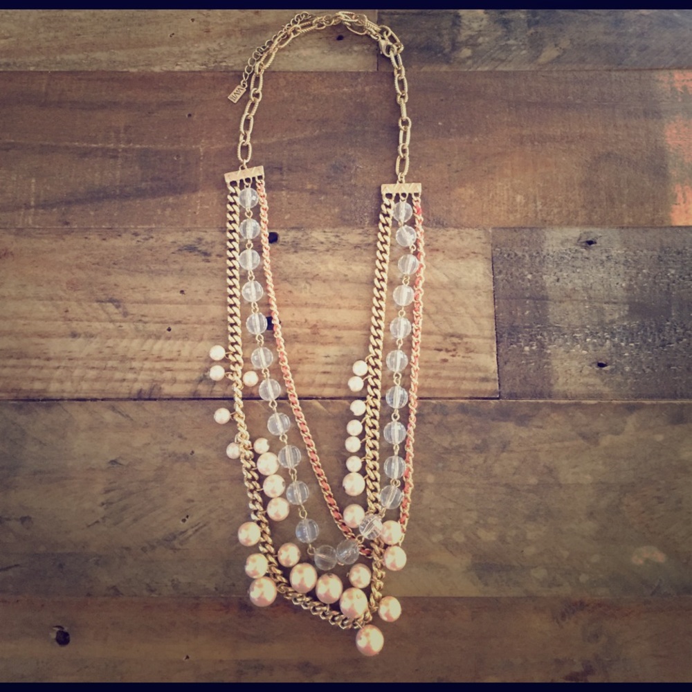 Vivi Love Mixed Metal Career Statement Necklace