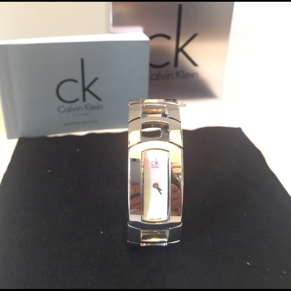 Swiss Calvin Klein bangle dress watch 5.5