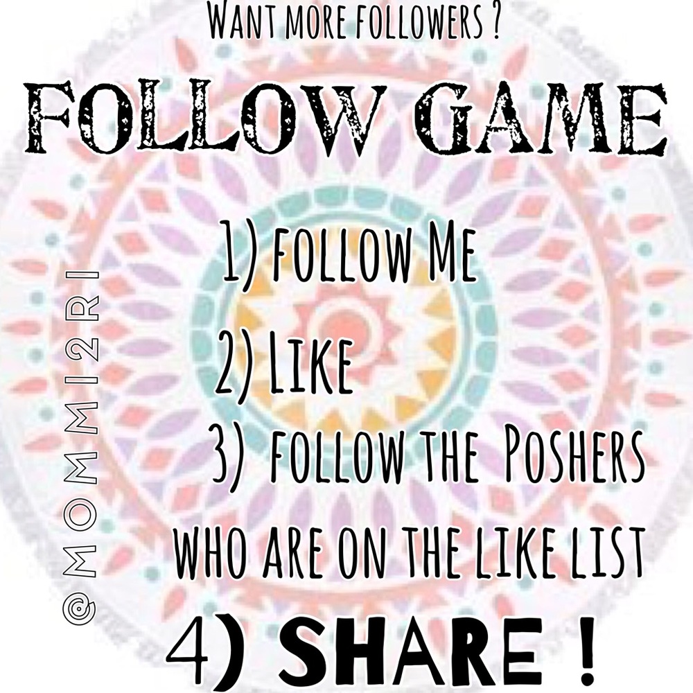Come back ! Follow Game ! Like , Follow, Share!