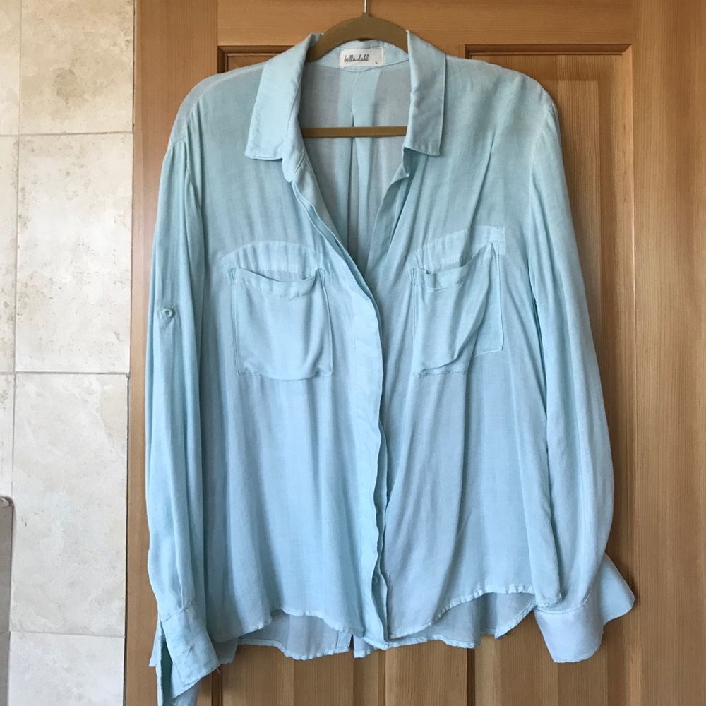 Kitson Rayon Flow Blouse