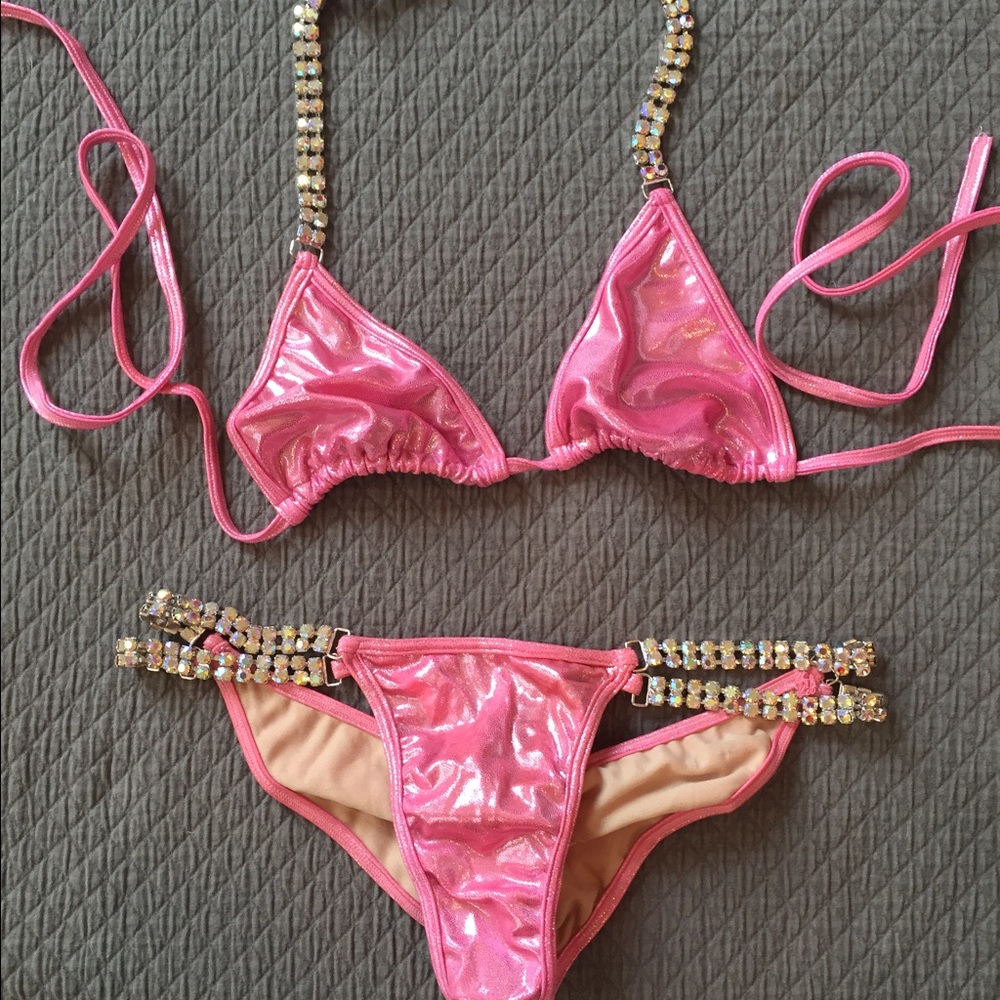 Custom pink bikini