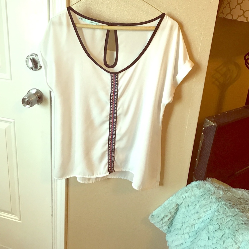 Only worn once! Maurice's blouse