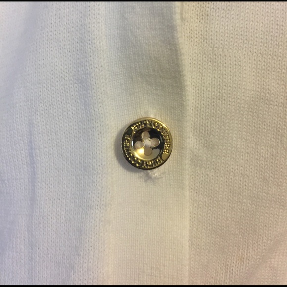 Juicy couture white cardigan with sheer back - Picture 3 of 4