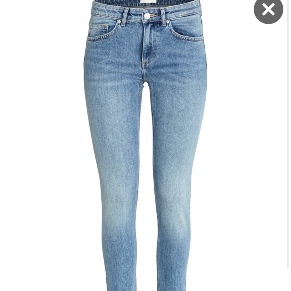 H & M skinny low waist jeans