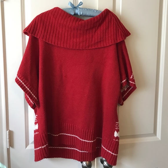 LANE BRYANT 22/24W Short-sleeve, cowl-neck sweater - Picture 2 of 2