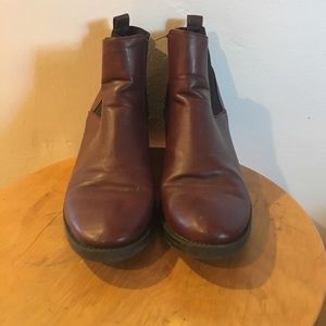 Oxblood boots