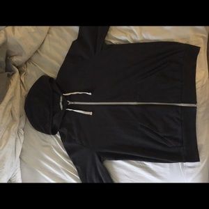 Dark grey zip hoodie
