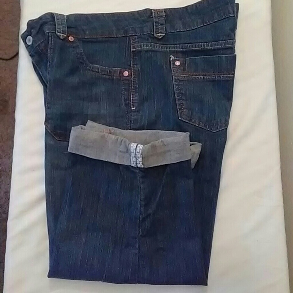 Womens Crop denim pants womes size14