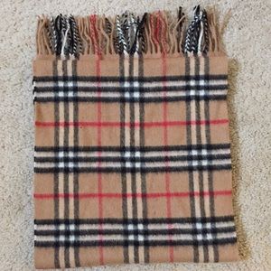 Authentic Burberry 100% Cashmere scarf