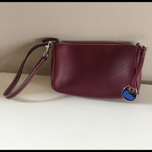 Dooney & Bourke Burgundy Mini Bag/Wristlet