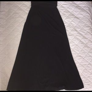 Black maxi skirt