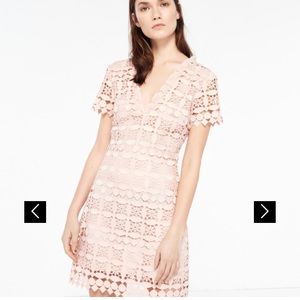 NWT Sandro Geometric Lace dress
