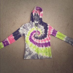 Tie Dye Zip Up