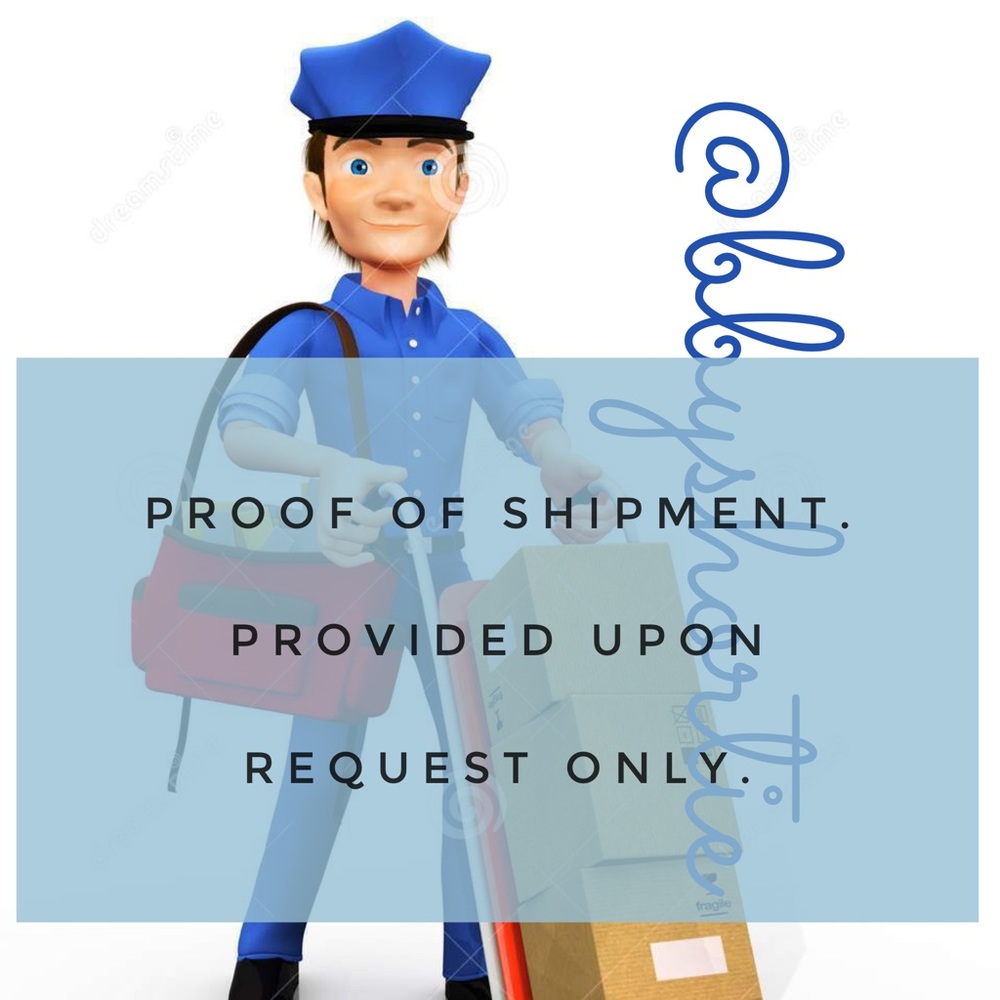 PROOF OF SHIPMENT 📦