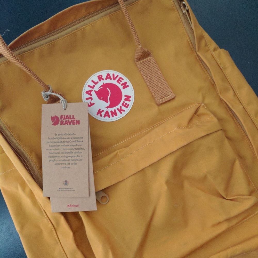 Fjall Raven Warm Yellow Backpack