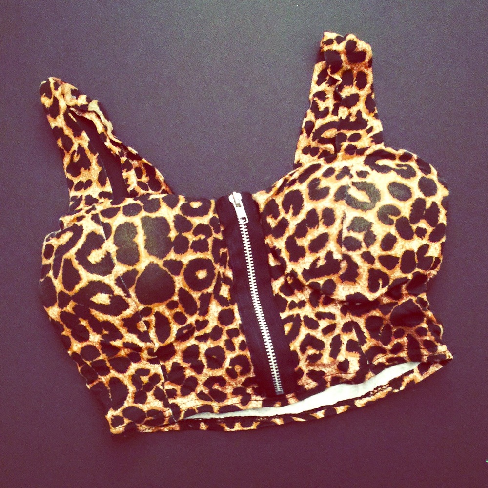 Leopard/ Cheetah Crop Top