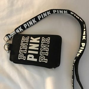 Victorious Secret Pink Lanyard & ID Holder