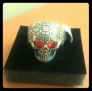 925 skull ring