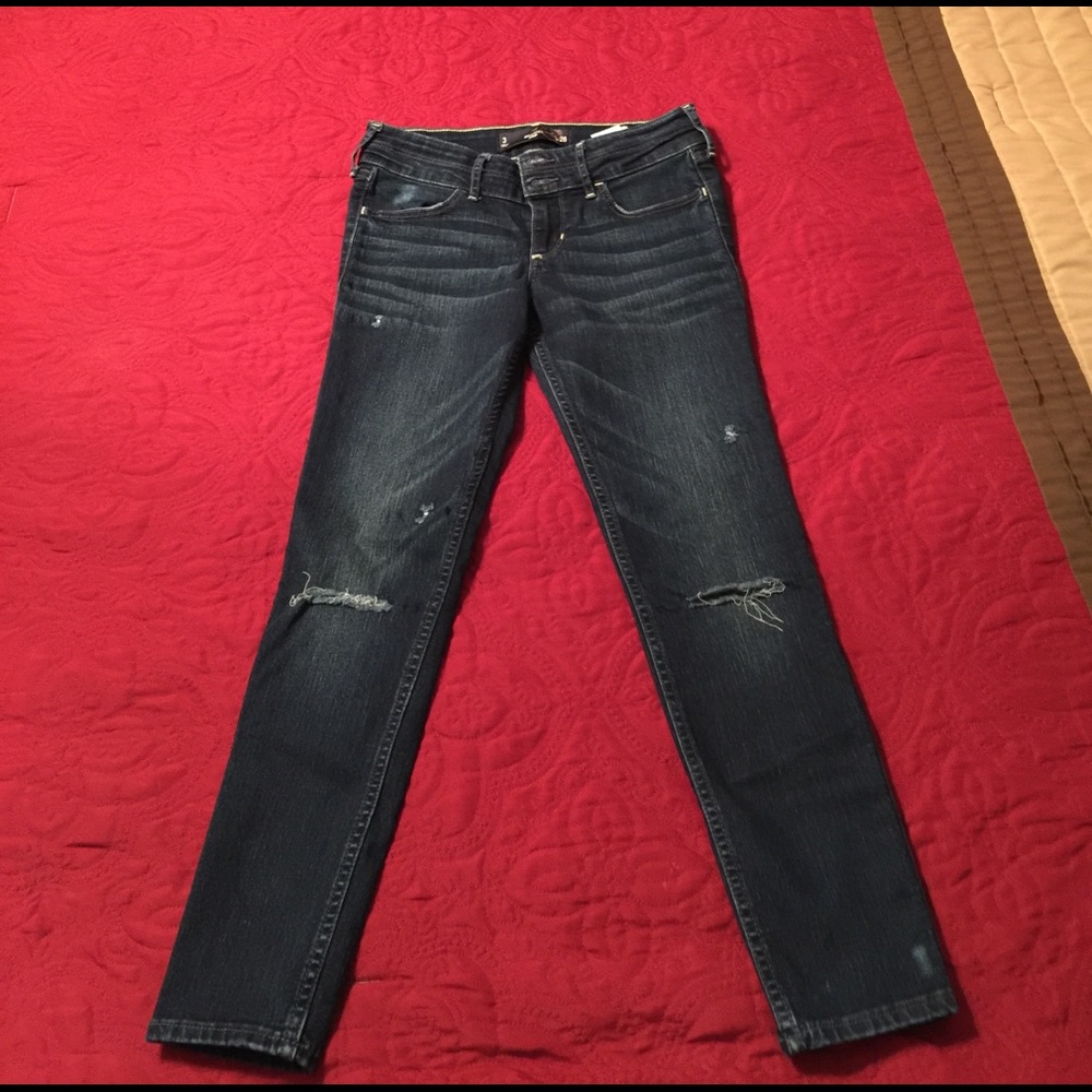 Hollister crop jeans!!