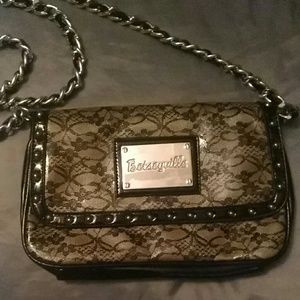 Betsey Johnson lace mesh purse