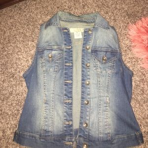 Denim vest