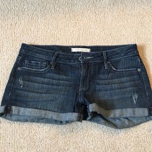 Denim shorts