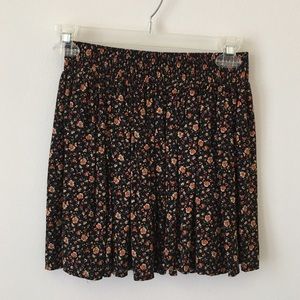 Floral miniskirt