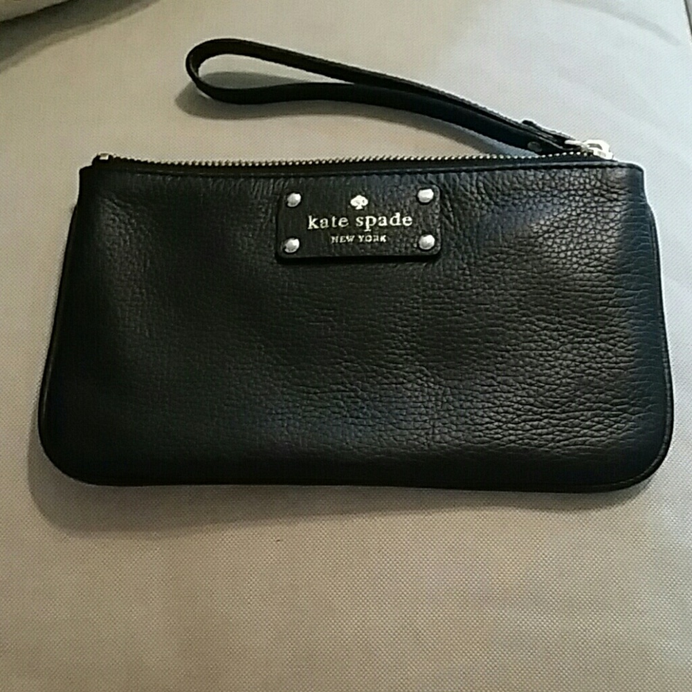 SOLD Kate Spade black wristlet