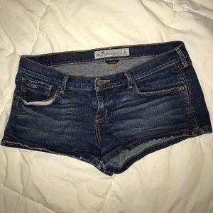 HOLLISTER dark wash shorts!  Amazing condition!