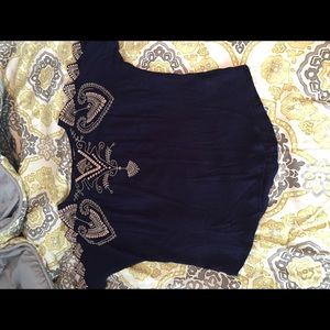 Cut Out Sleeve Top NWOT