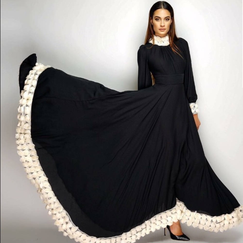 Off the runway couture long gown