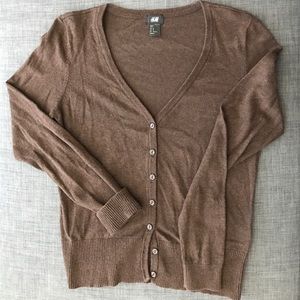 Brown cardigan