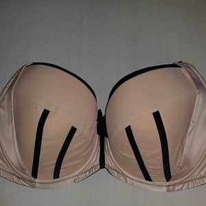Peach and Black Bra