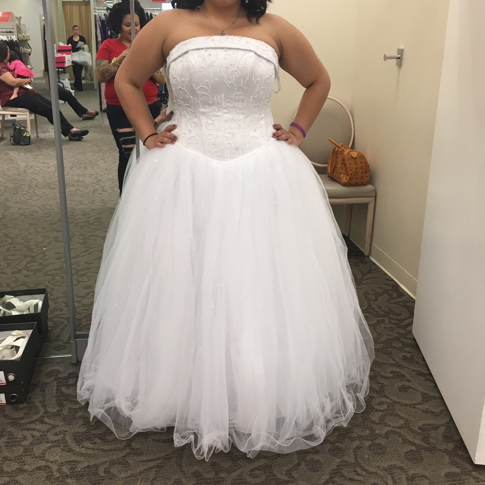 Sweet sixteen Cinderella dress - white