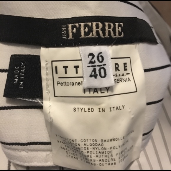 Gianfranco Ferre casual trouser striped pants - Picture 2 of 3