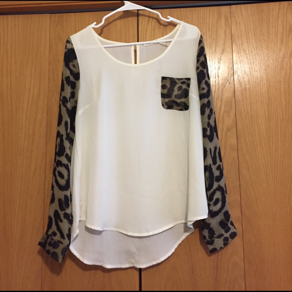 Leopard blouse