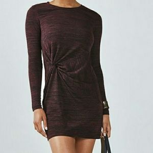 Fabletics maroon and black dress