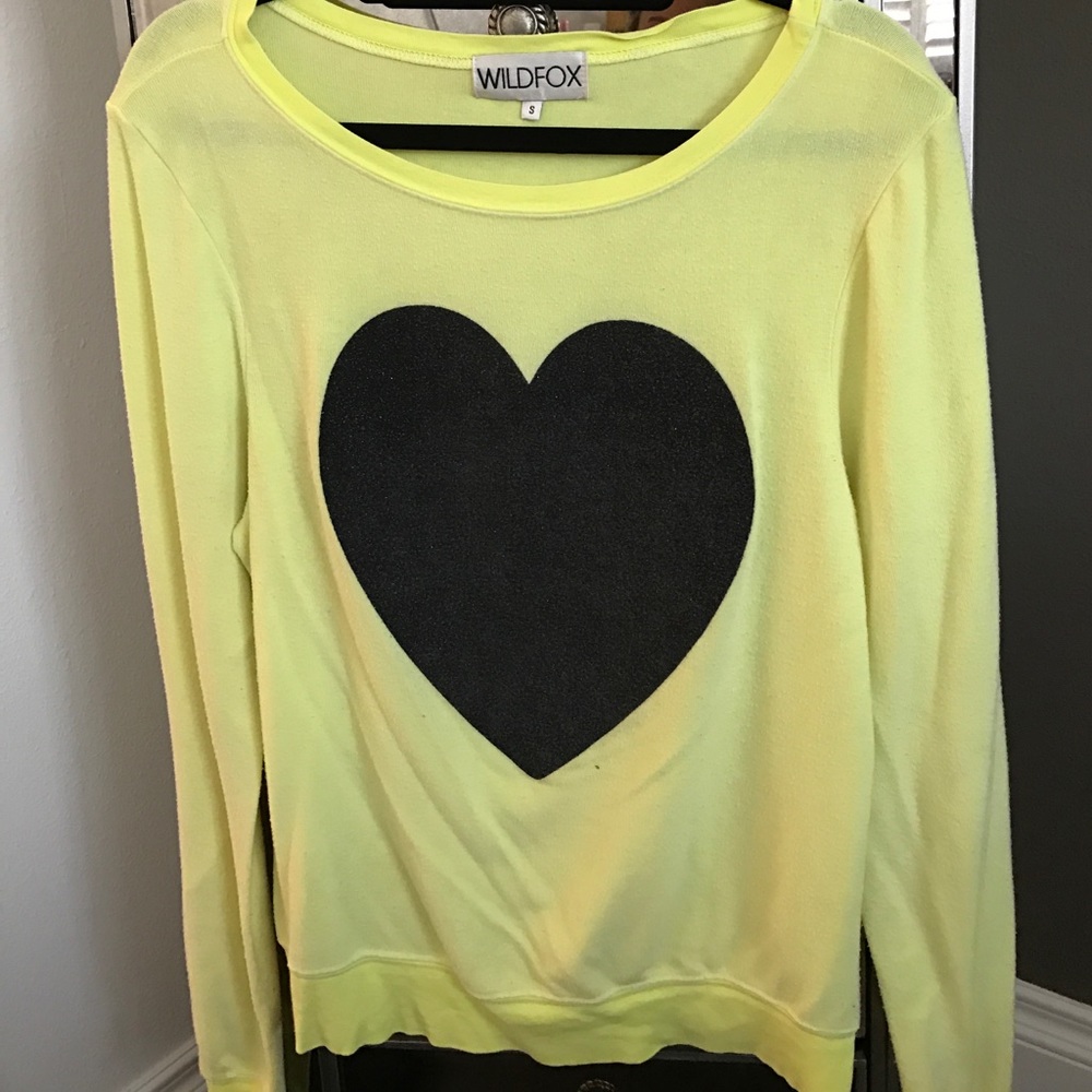 Wildfox heart sweater