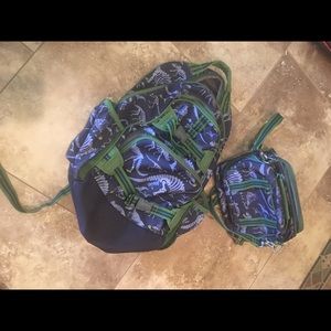 Pottery Barn Dinosaur Backpack & Lunchbox (used)
