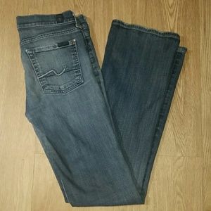7 for all mankind boot cut jeans - 27