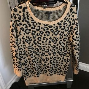 super soft, oversized cheetah sweater